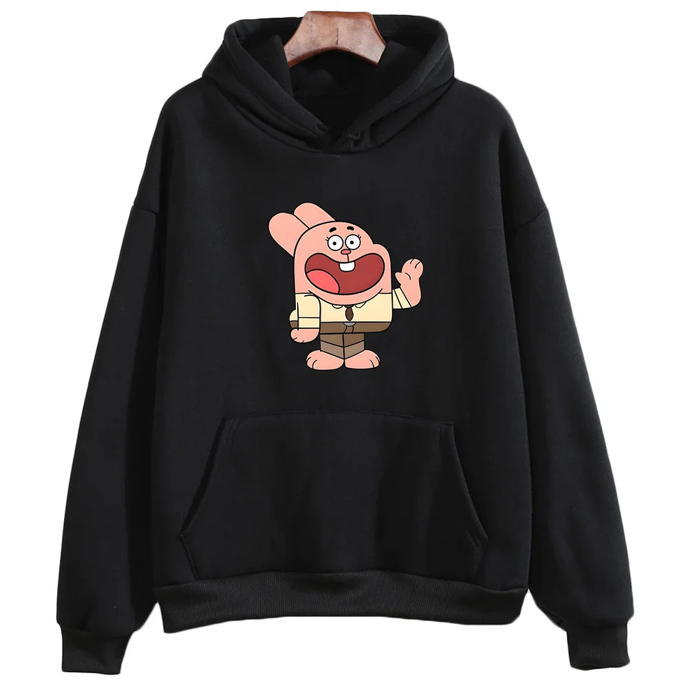ytools Gumball Wattersonn Rabbit Print Sweatshirts Female/male