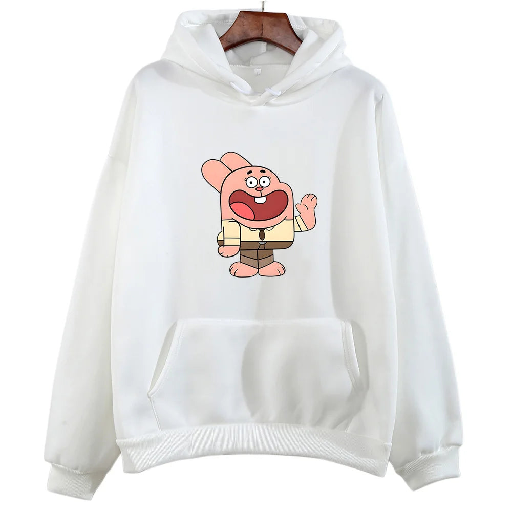 ytools Gumball Wattersonn Rabbit Print Sweatshirts Female/male