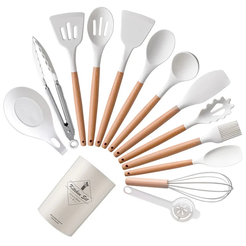 ytools 12PCS Food Grade Silicone Kitchen Cookware