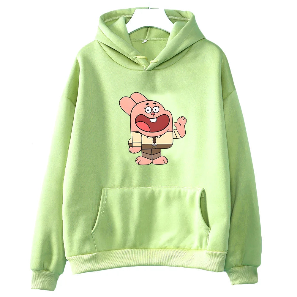 ytools Gumball Wattersonn Rabbit Print Sweatshirts Female/male