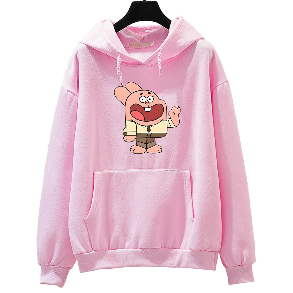 ytools Gumball Wattersonn Rabbit Print Sweatshirts Female/male