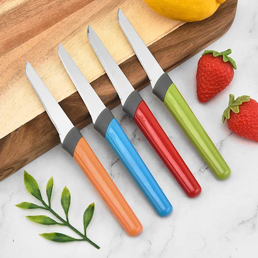 ytools 4PCS kitchen household fruit knife Outdoor cutting vegetables,