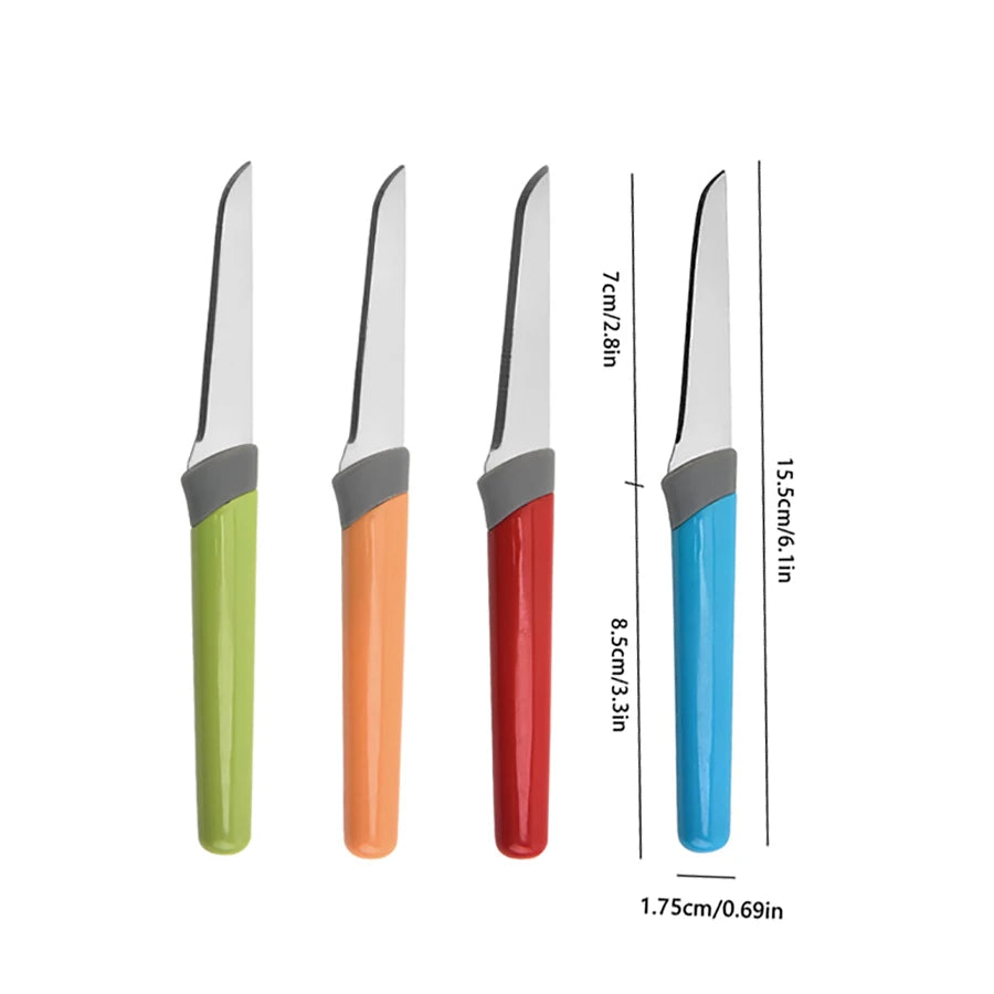 ytools 4PCS kitchen household fruit knife Outdoor cutting vegetables,