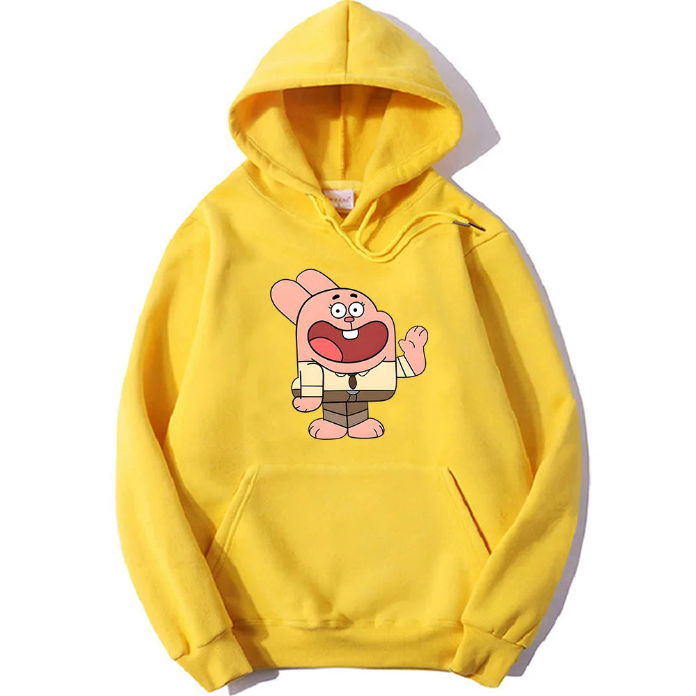 ytools Gumball Wattersonn Rabbit Print Sweatshirts Female/male