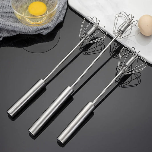 ytools Stainless Egg Beater Semi-Automatic Egg Tools Egg Stiring Cream Whisk Manual Mixer kitchen